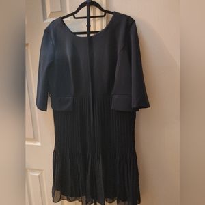 Luxe by Seraphine, Maternity Size 14, Navy dress